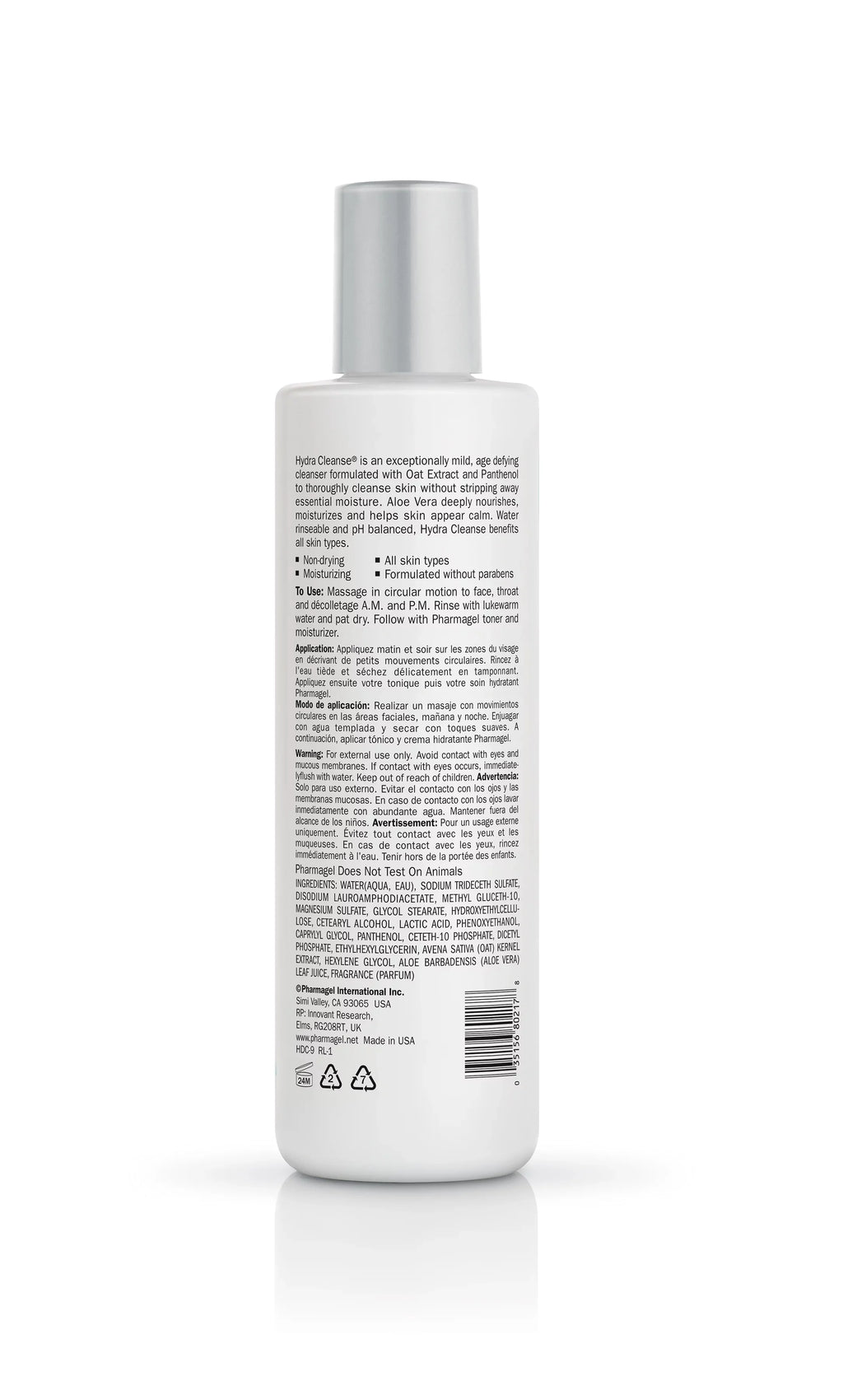 Pharmagel Hydra Cleanse Facial Cleanser ; 8.5 oz Cleanser