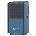 Moiswell 250 Pints Commercial Dehumidifier with Pump for Basements; Industrial dehumidifiers for large spaces Damage Restoration Warehouse