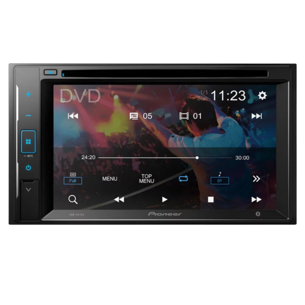 KIT4942 Bundle for 2003-2009 Toyota 4Runner Limited W/ Pioneer AVH-241EX Double DIN Car Stereo with Bluetooth/Backup Camera/Install Kit/in-Dash DVD/CD AM/FM 6.2" Touchscreen Digital Media Receiver