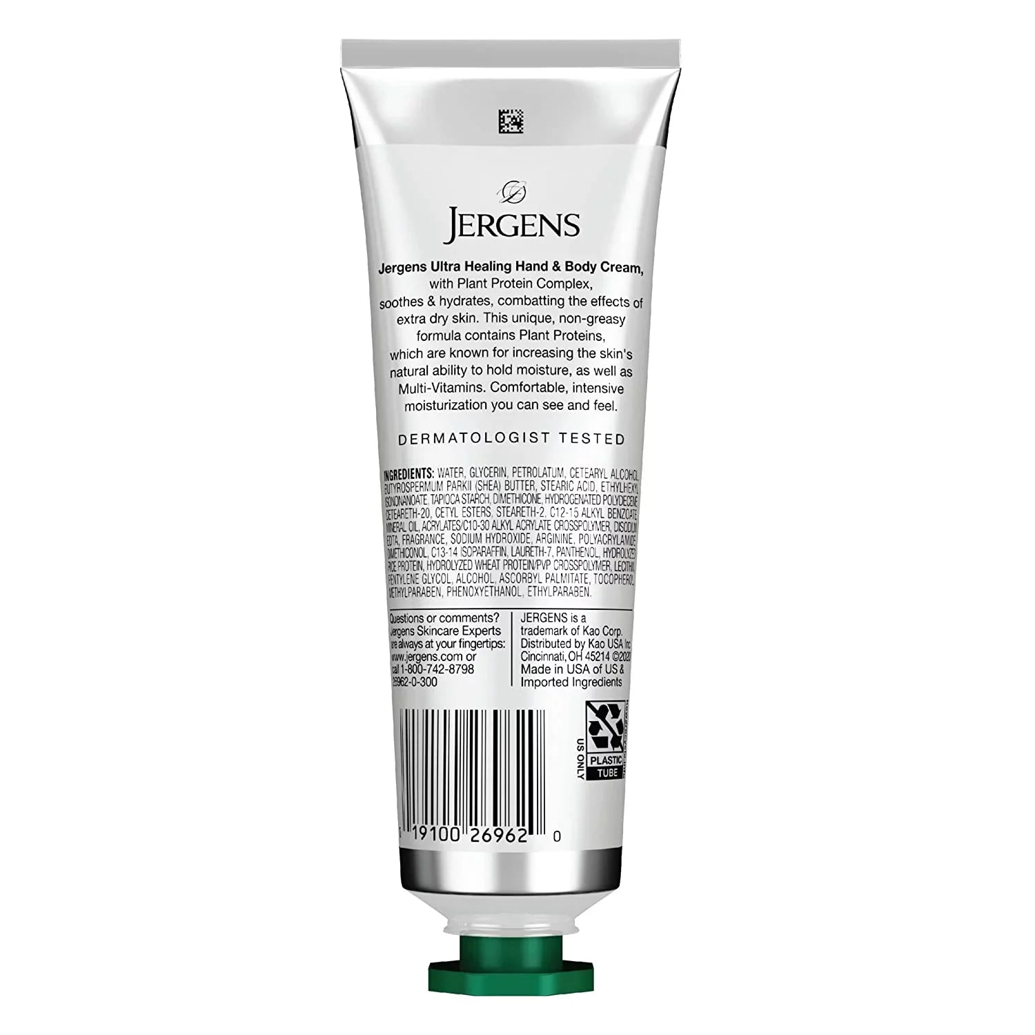3 Pack Jergens Ultra Healing Extra Dry Skin Moisturizer 3.4 oz