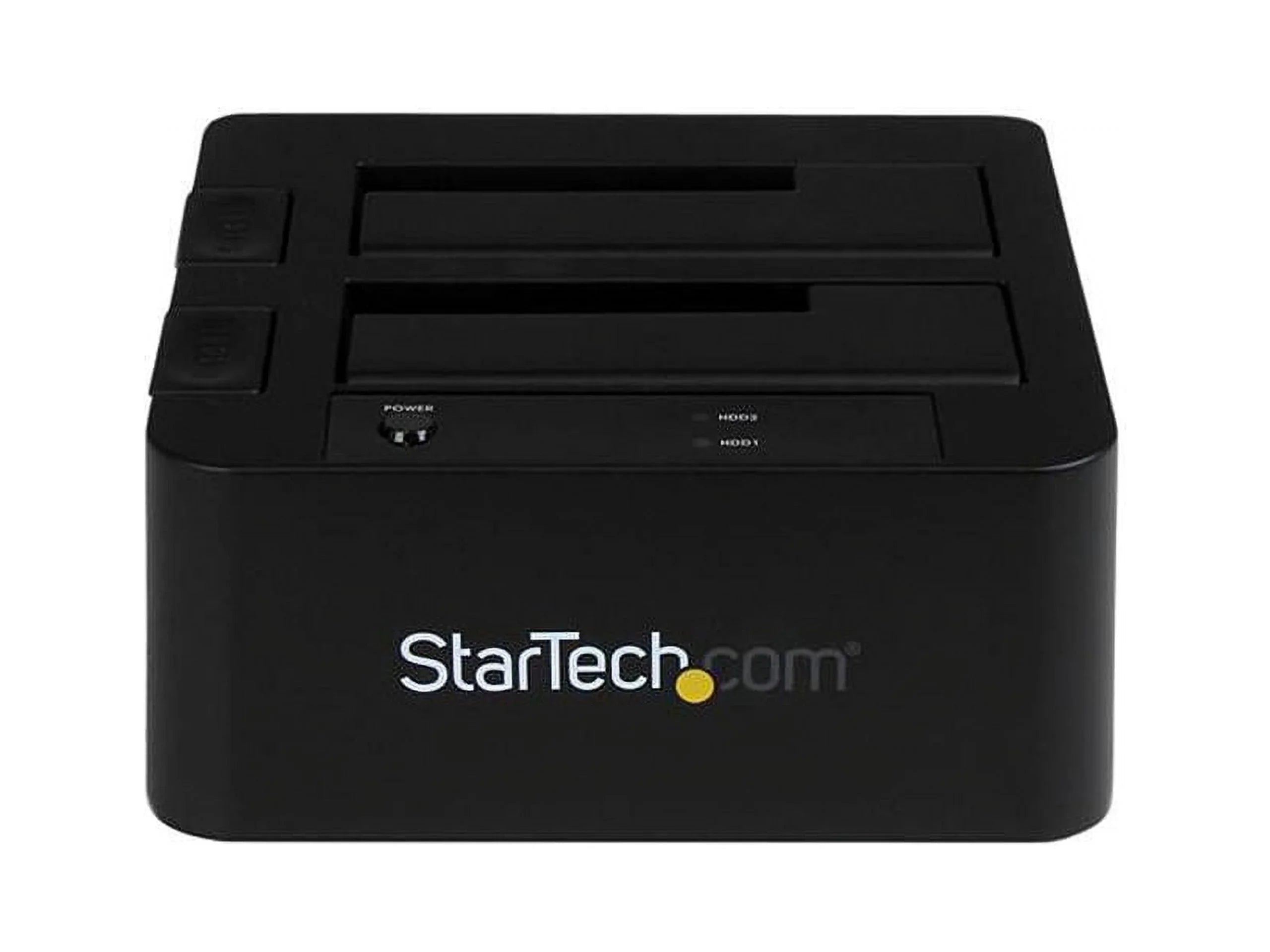 StarTech.com USB 3.0 / eSATA Dual Hard Drive Docking Station with UASP for 2.5/3.5in SATA SSD / HDD – SATA 6 Gbps USB 3.0 Dual Drive Dock
