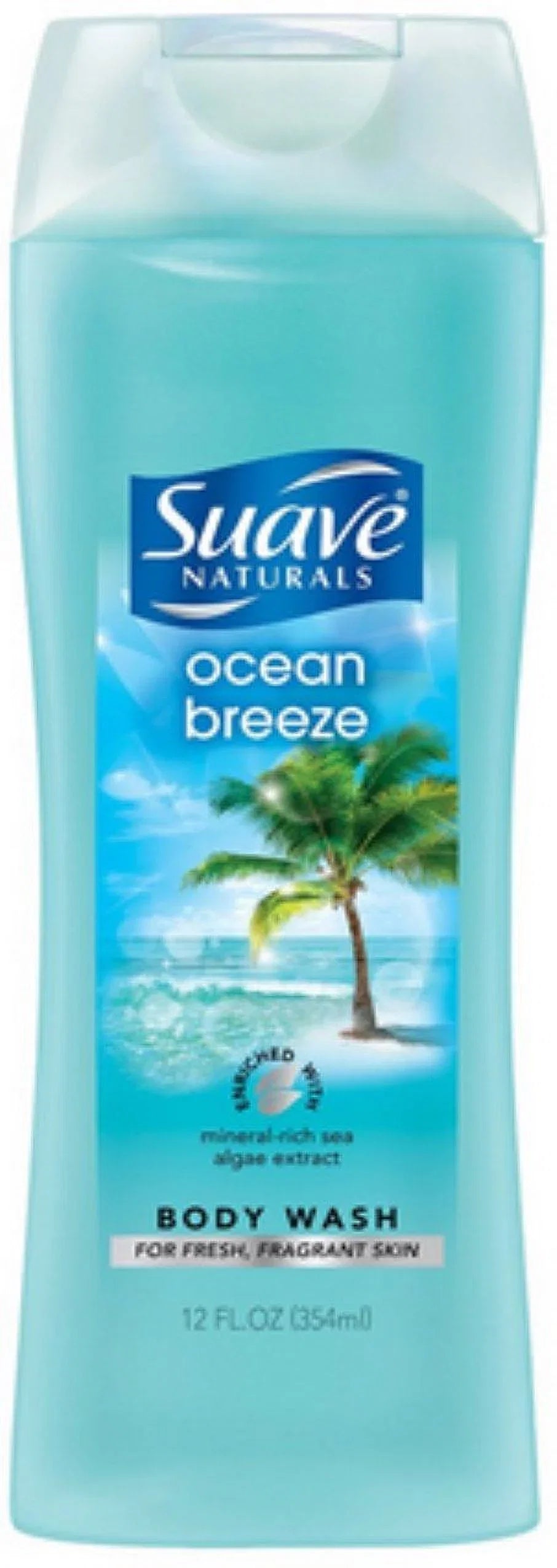 Suave Naturals Body Wash; Ocean Breeze 12 oz (Pack of 3)