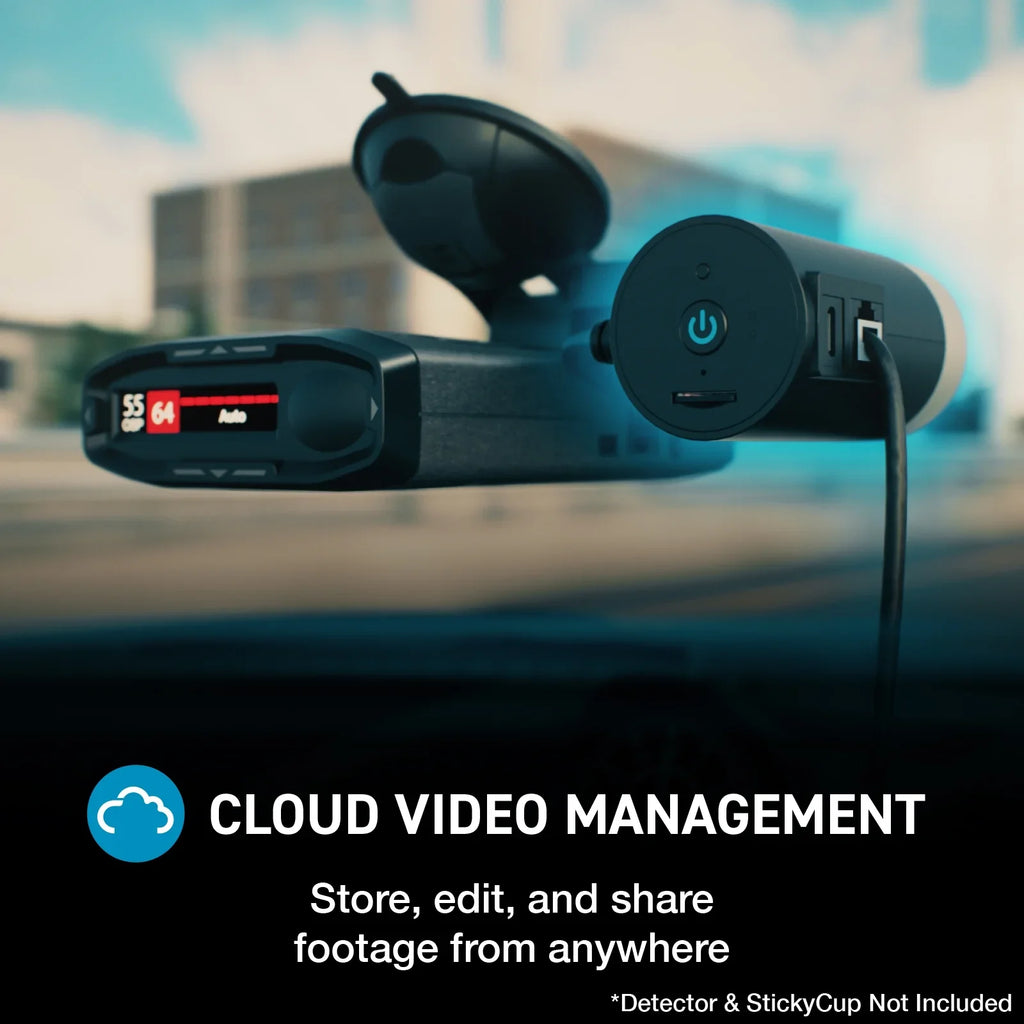 ESCORT M2 Smart Dash Cam - 1080p Full HD Video Radar Mounted Dash Camera; Dual Band Wi-Fi & CarPlay