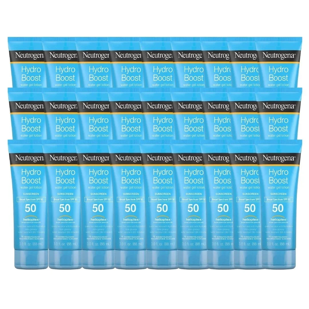 HydroBoost Moisturizing Gel SunscreenLotion Oil Free(27 Pack 3 OZ Per Pack)