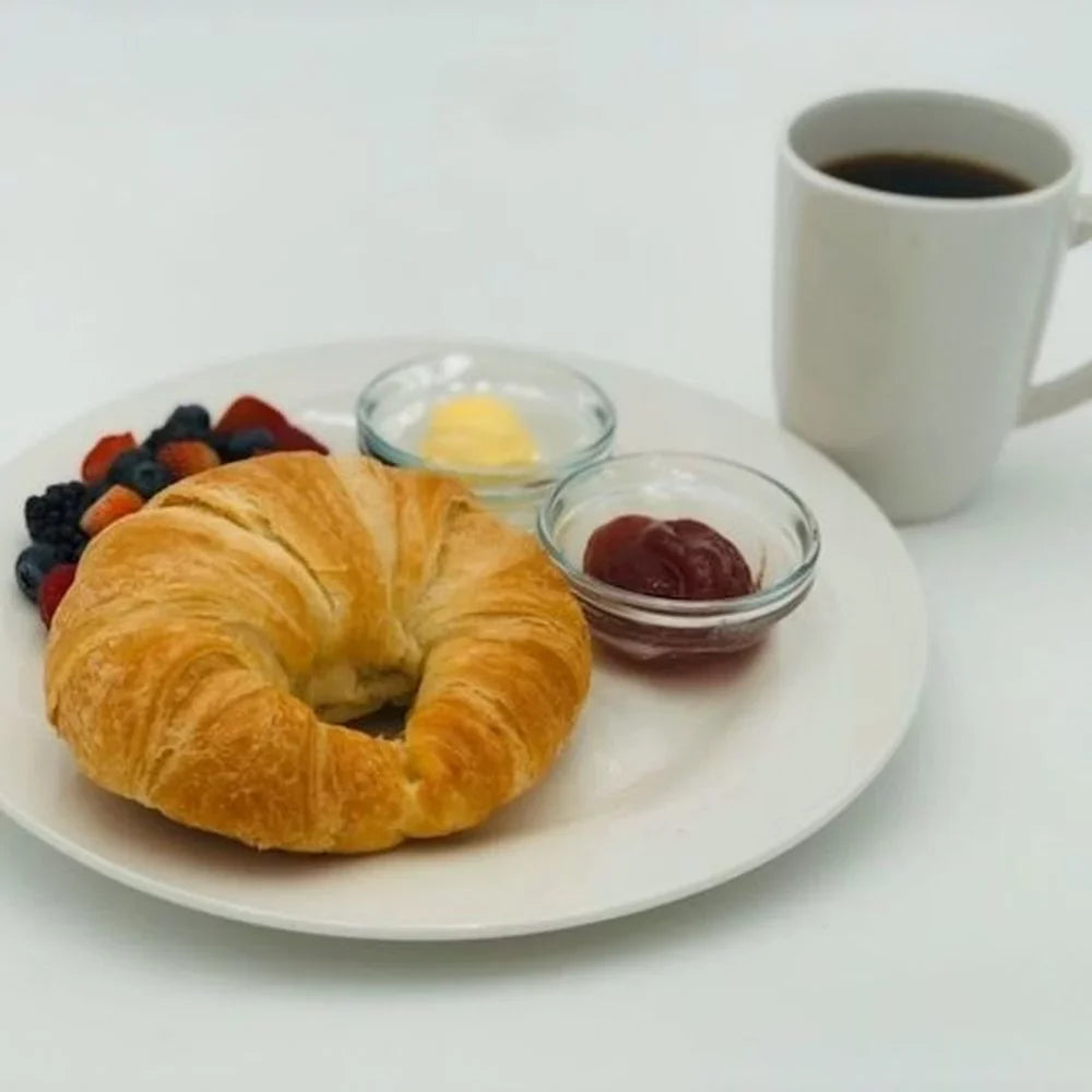 Gold Standard Baking Round Margarine Croissant; 3 Ounce -- 48 per case