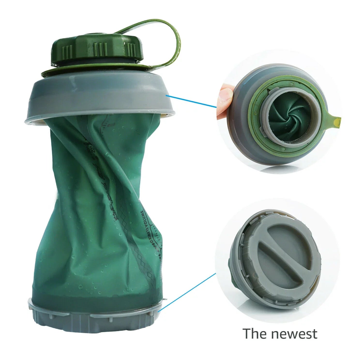Outdoor Sports 750ml Hollow Fiber UF Collapsible Purifier Filter Bottle