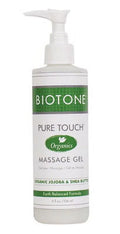 BIOTONE Pure Touch Organics Massage Gel (8 Ounces)