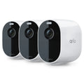 Arlo Essential Spotlight Camera - 3 Pack - Wireless Security; 1080p Video; Color Night Vision; 2 Way Audio; White - VMC2330