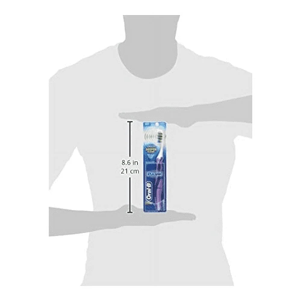 Oral-B Vibrating Pulsar Expert Clean Battery Toothbrush w/ Microban; 1 ct; 3 Pack