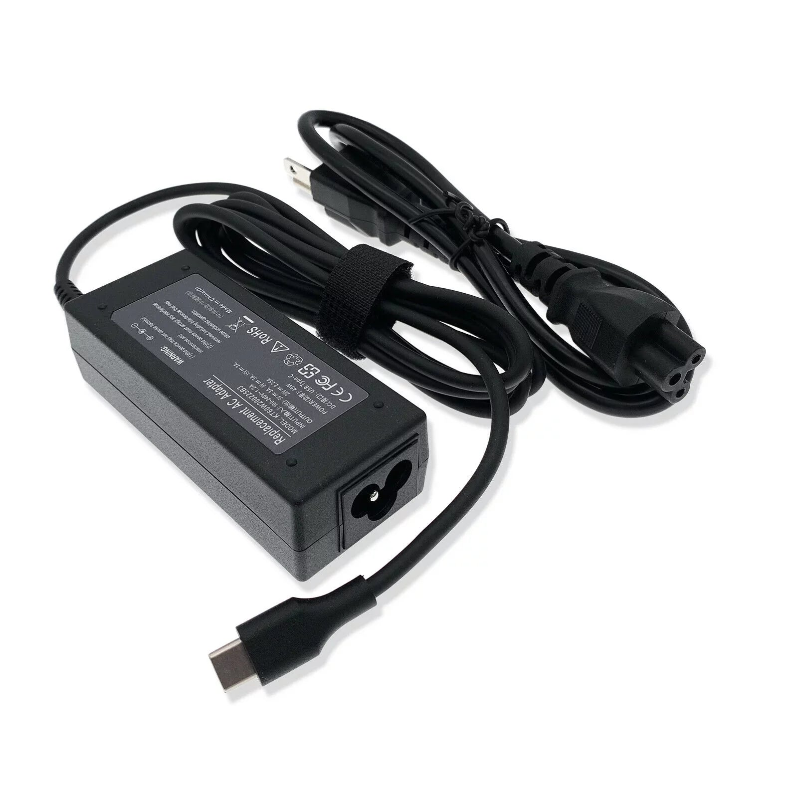 USB Type AC Adapter For Dell Latitude 7285 7390 5290 5285 5300 7200 7210 2-in-1