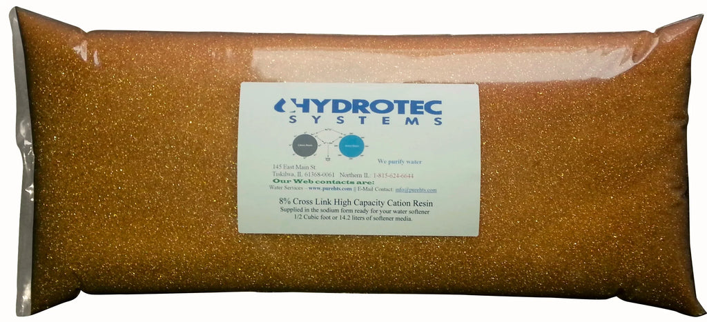 Mobile-soft-™ Softener Resin(Cation) Ion-Exchange 0.5 Cubic Foot - 25.5 pounds - 11.56 Kg.; portable style softeners or any other resin replacement applications.