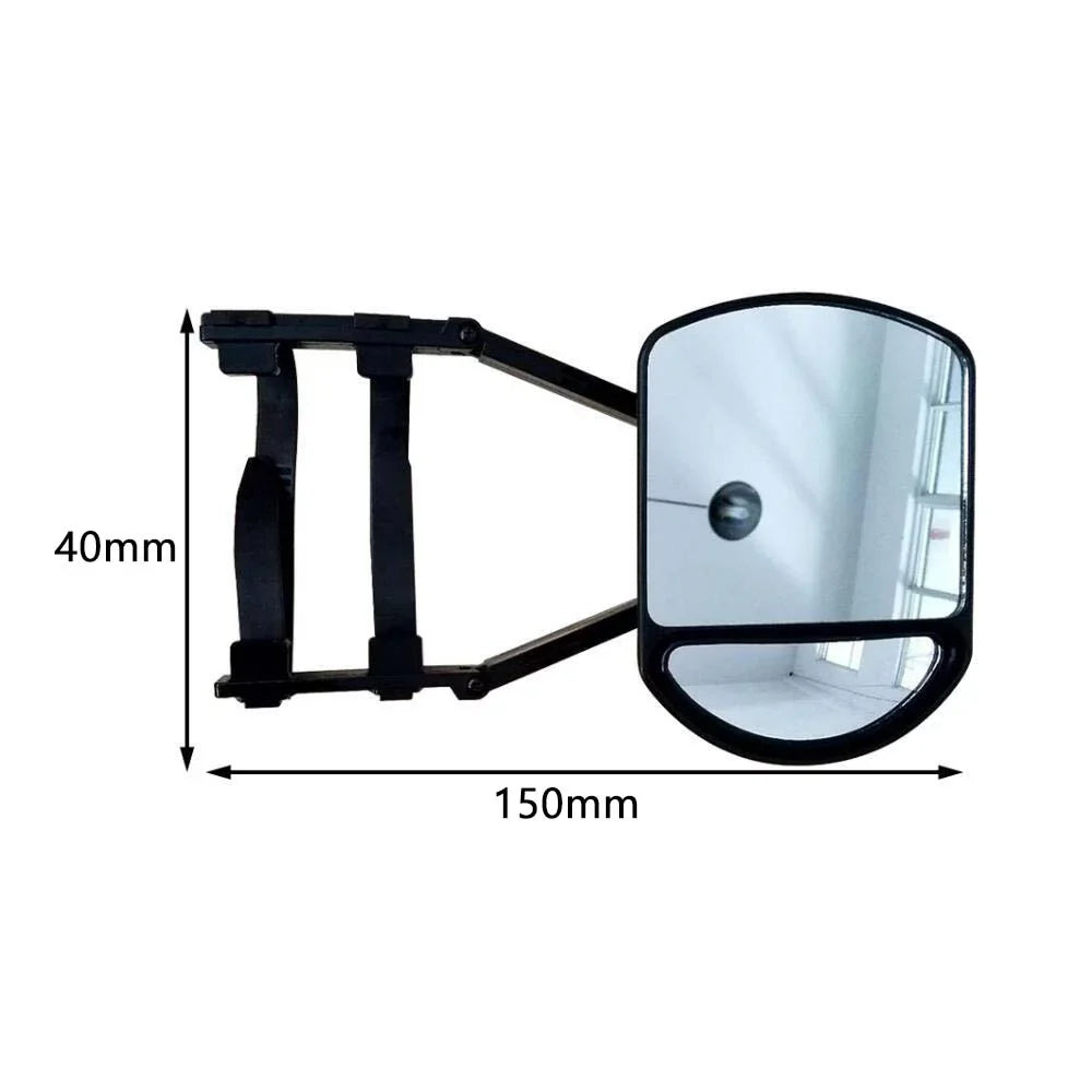 OWSOO Car Towing Mirror Extended Rear View Mirror Wide Angle Auxiliary Mirror for Car Truck RV Trailer