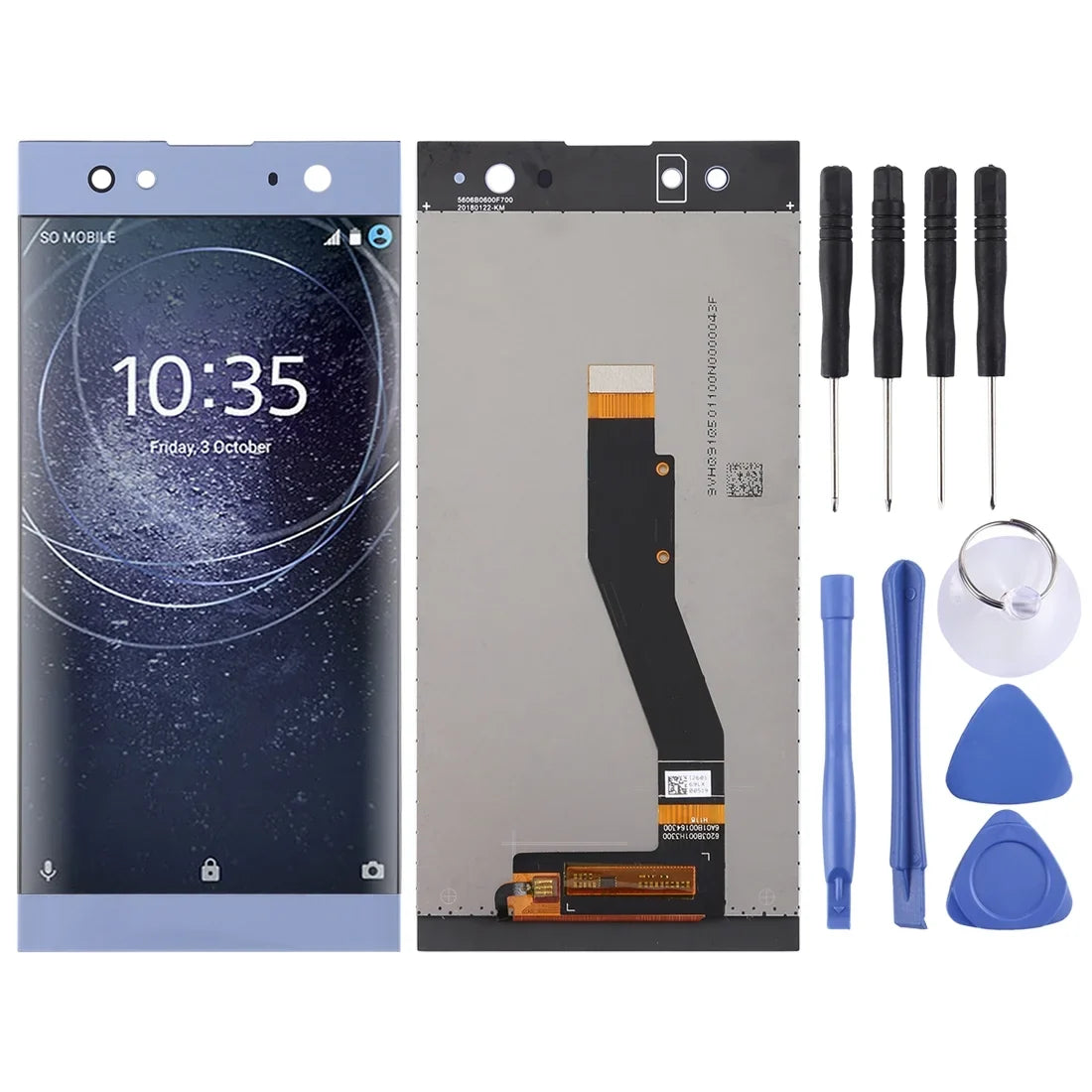 Cellphone Repair Parts OEM LCD Screen for Sony Xperia XA2 Ultra with Digitizer Full Assembly