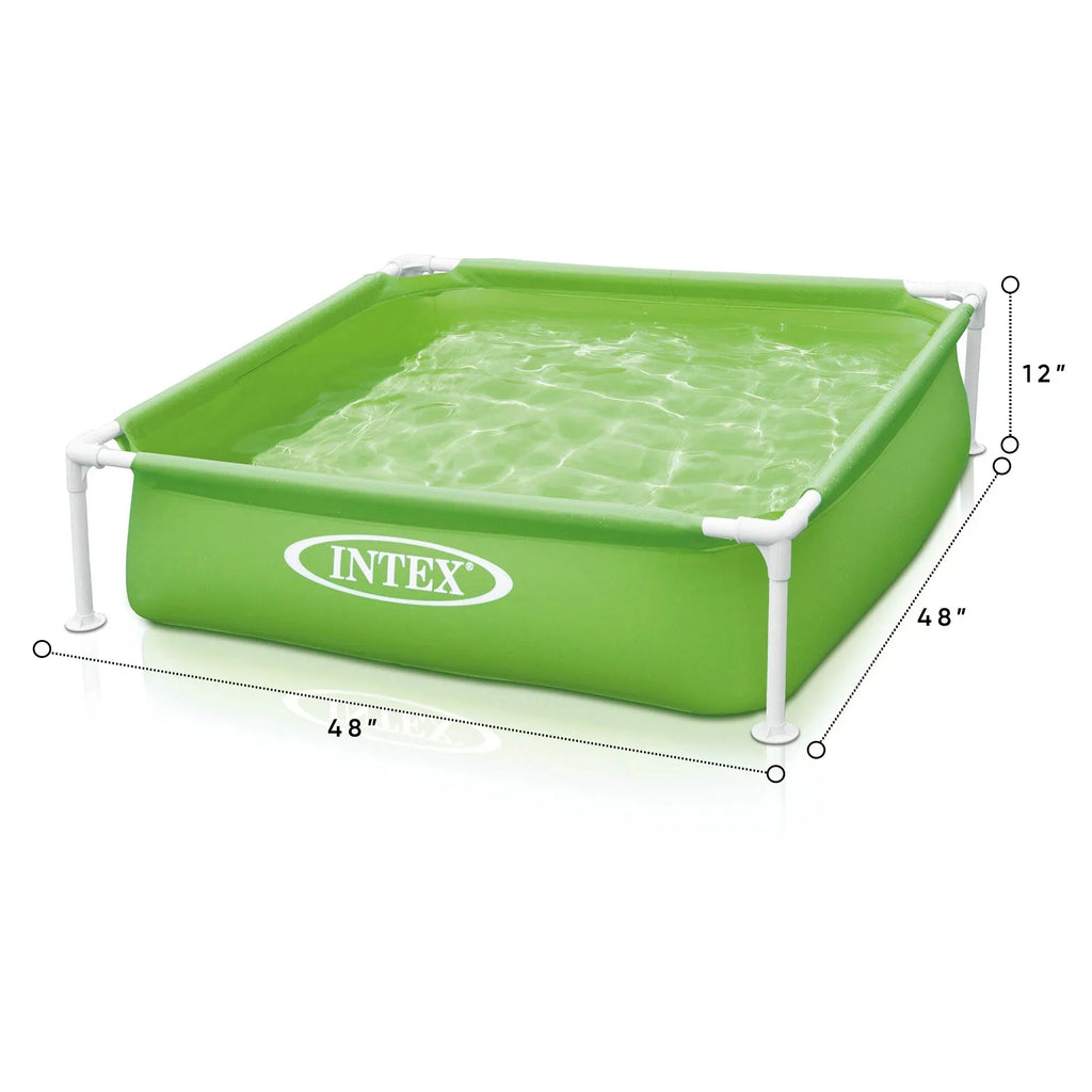 Intex Mini Framed Beginner Outdoor Kiddie Swimming Pool; Color Varies