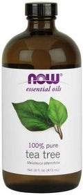 Now; 100% Pure Tea Tree Oil; Aromatherapy 16oz