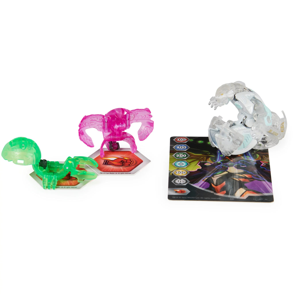 Bakugan Evolutions; Wrath with Nano Echo and Clutch Platinum Power Up Pack