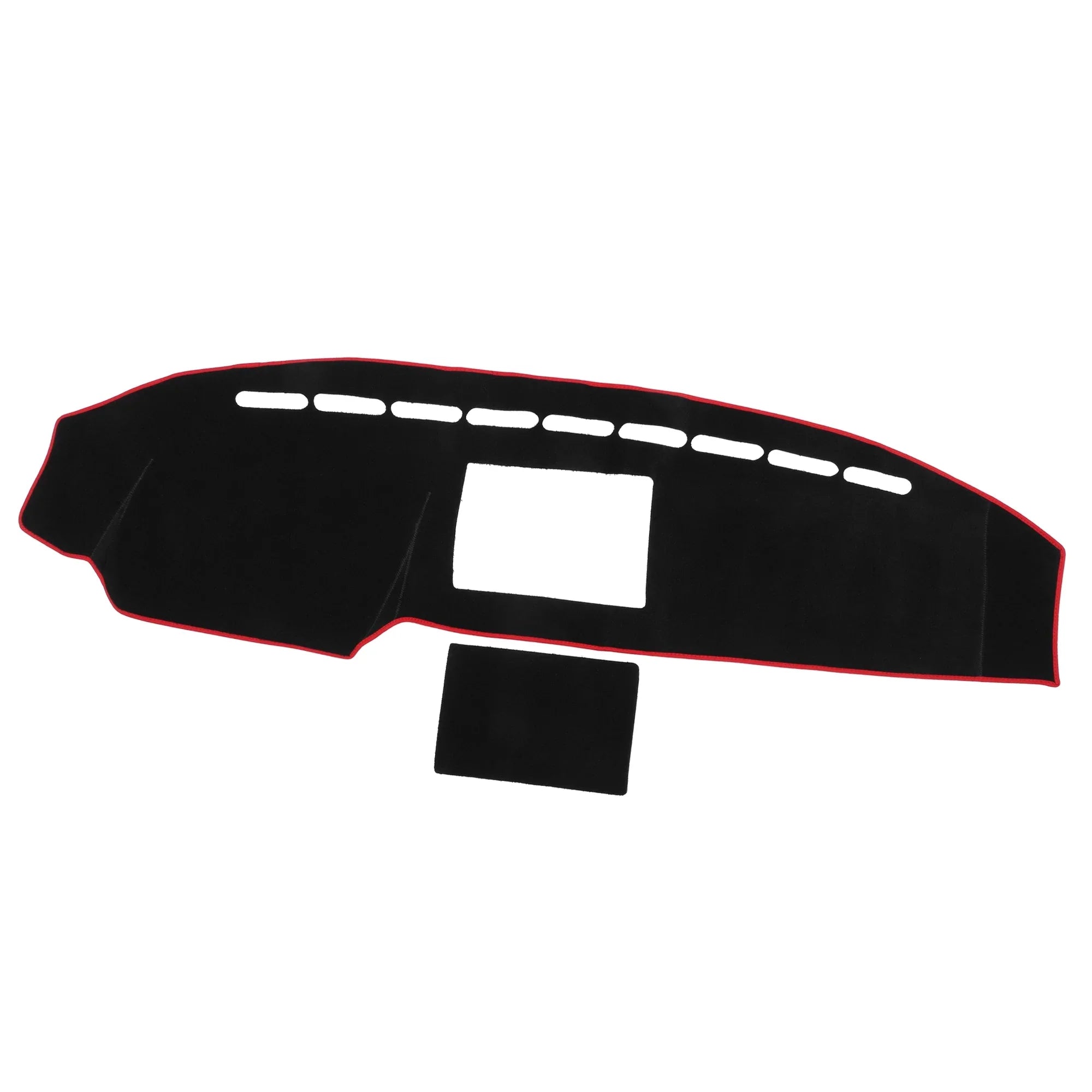 Unique Bargains Car Center Console Dashboard Cover Mat Compatible for Ford F150 2008-2014 Protective Polyester Black