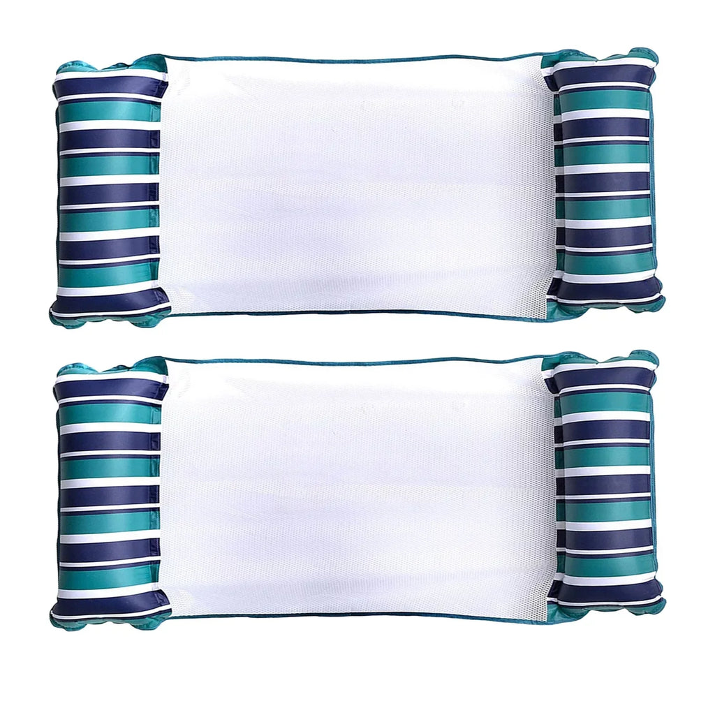 Aqua Deluxe Monterey XL Hammock 4 in 1 Multi Purpose Float; Teal (2 Pack)