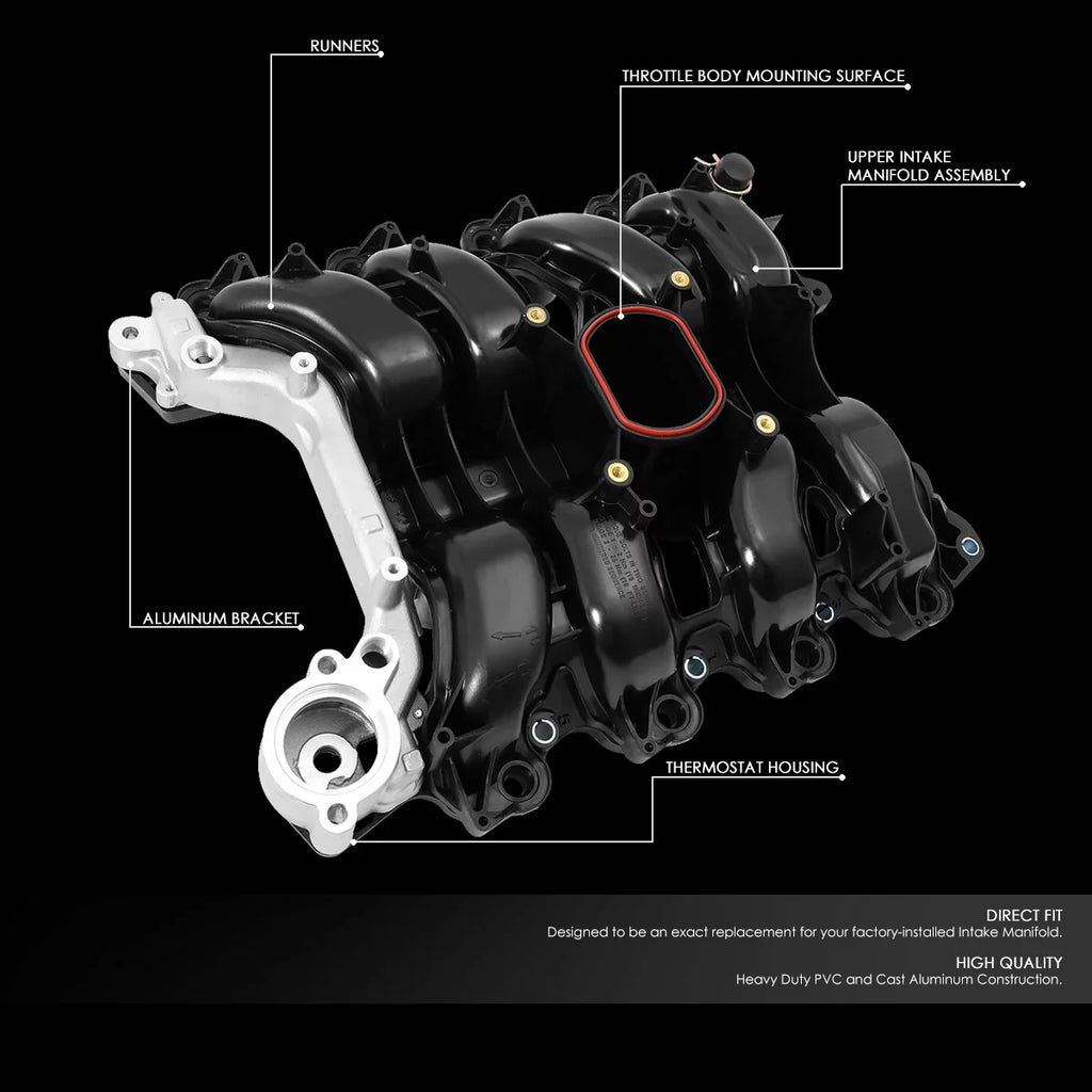 DNA Motoring OEM-ITM-022 For 1996 to 2000 Ford Crown Victoria Mercury Cougar 4.6L V8 OE Style Engine Upper Intake Manifold