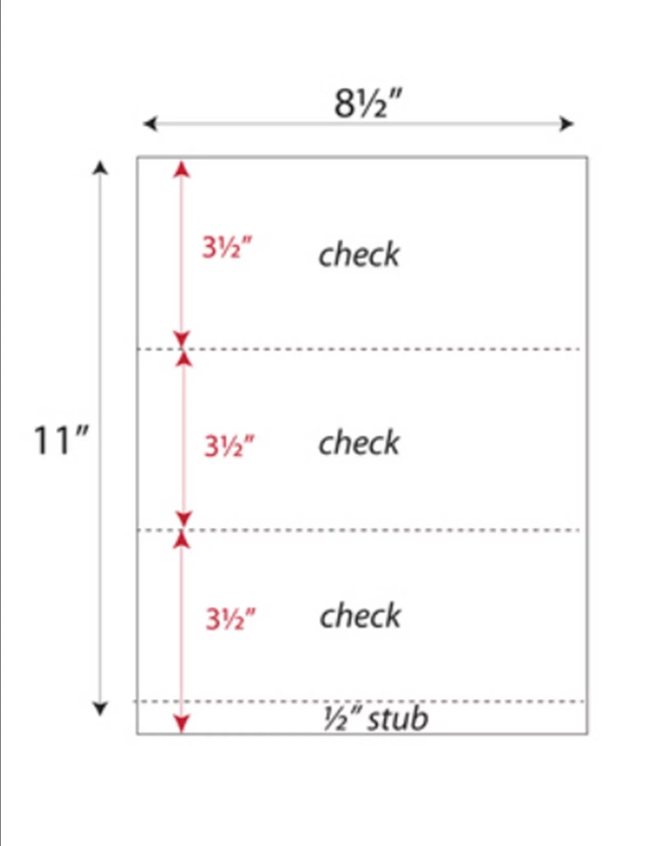 Zapco High-Security Check Paper; Organic w Complex Background Pattern; 8-1/2" x 11"; Microperfed with 3-Up Checks; 12 Security Features - PACK OF 100 SHEETS