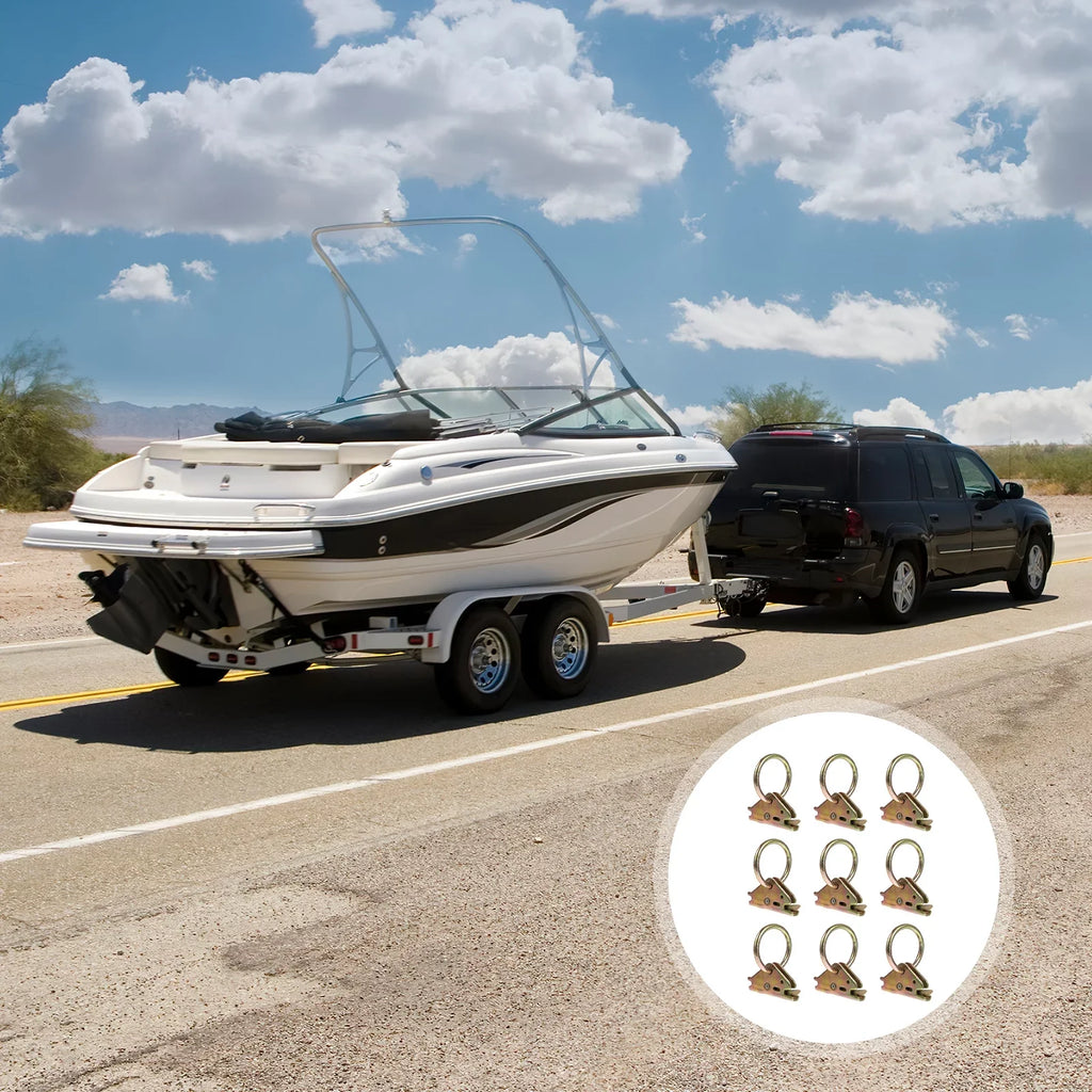 Frcolor Tie Down Track E Trailer Rings Ring D Downs Anchors Accessories Cargo Anchor System Heavy Enclosed Flush Mount Load