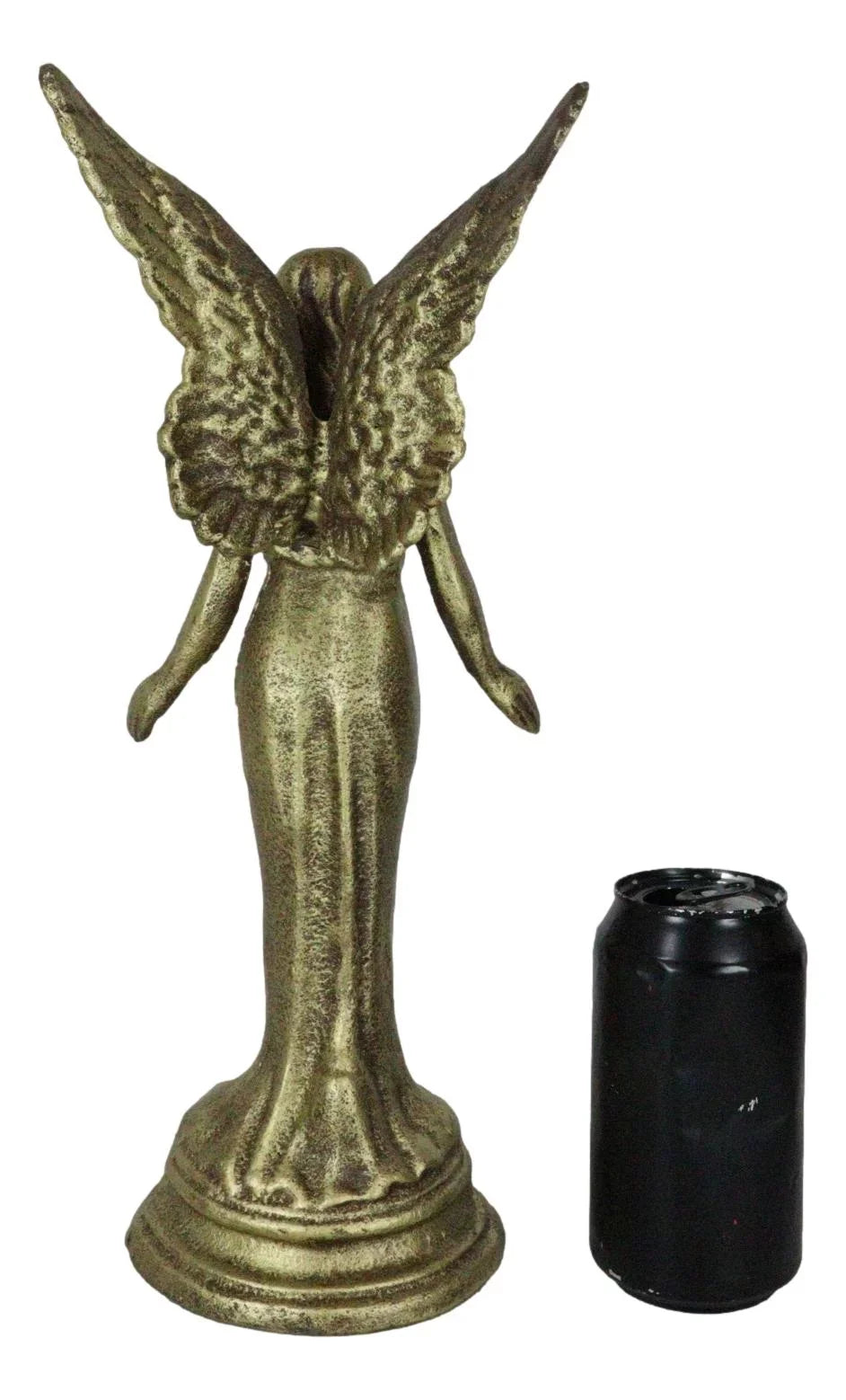 Cast Iron Rustic Enchanted Ventilatortasy Fairy Garden Pixie Faerie Standing Figurine