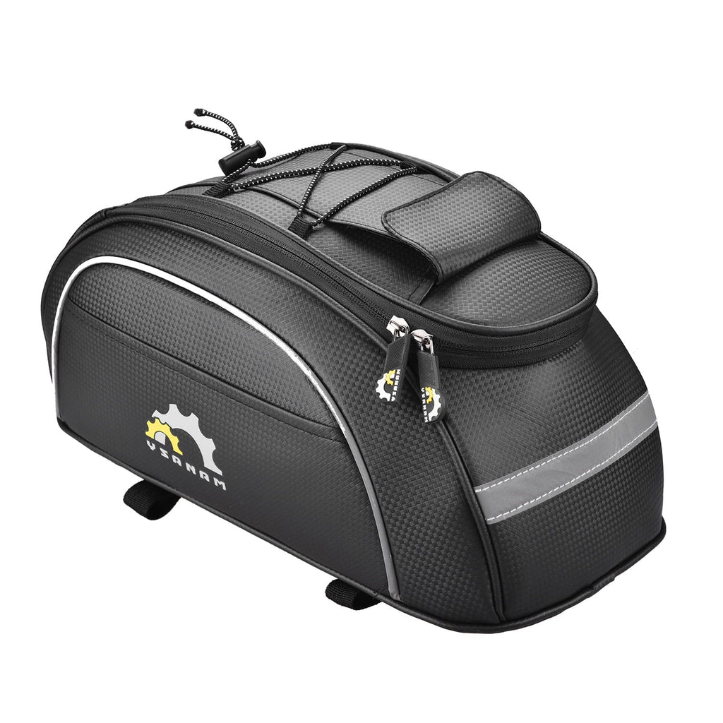 Tomshoo Fluidproof Cycling Insulated Cooler Bag MTB Bike Trunk Bag Rear Rack Bag Storage Luggage Carrier Bag Pannier