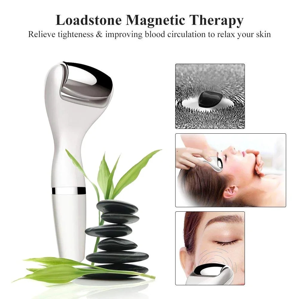 TOUCHBeauty Anti-Aging Face Body Massager with Stainless Steel Roller