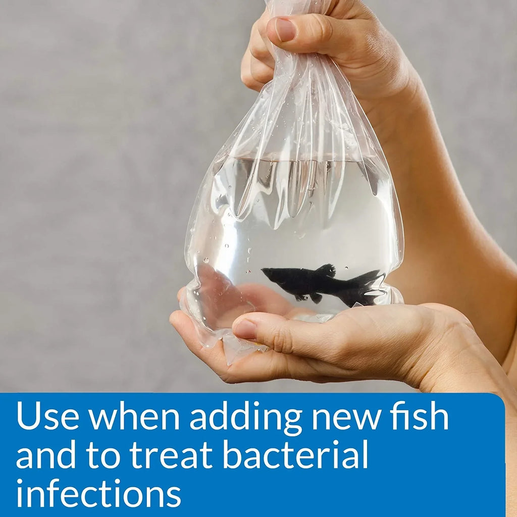 API MelaFix Treats Bacterial Infections for Freshwater and Saltwater Aquarium Fish [Aquarium Bacteria and Fungus Care; Aquarium Supplies] 32 oz (4 x 8 oz)