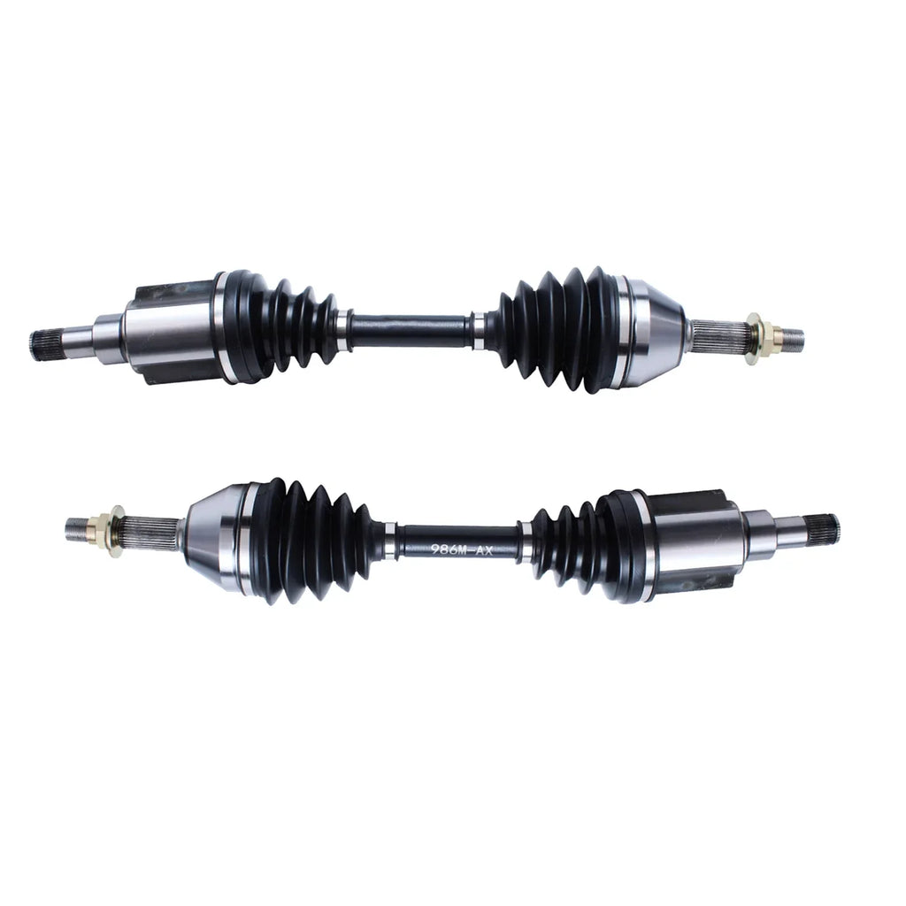 Detroit Axle - 2pc Front CV Axles for Chevrolet Cobalt Pontiac G5 G4 Pursuit Saturn Ion; Replacement CV Axle Shafts Assembly