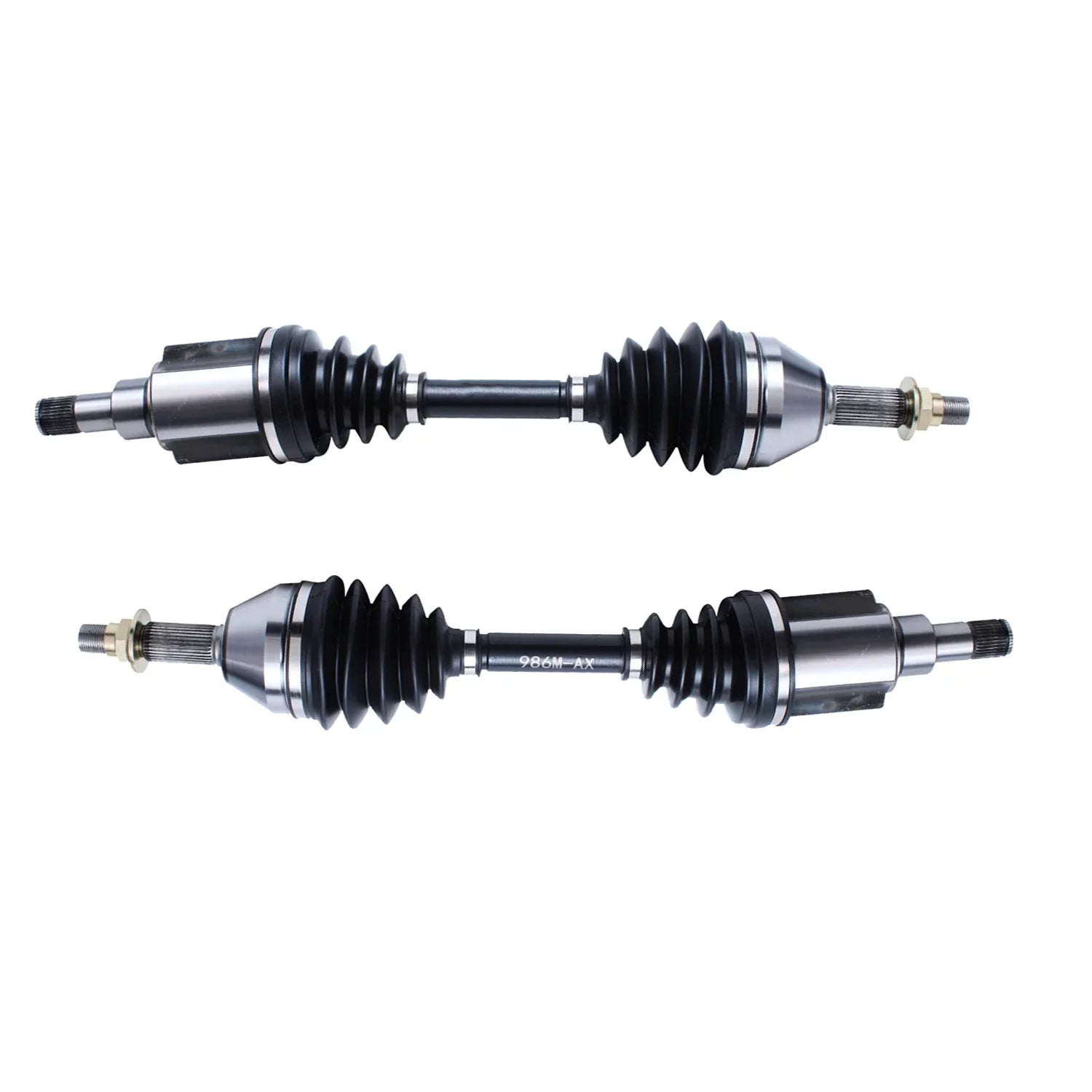 Detroit Axle - 2pc Front CV Axles for Chevrolet Cobalt Pontiac G5 G4 Pursuit Saturn Ion; Replacement CV Axle Shafts Assembly