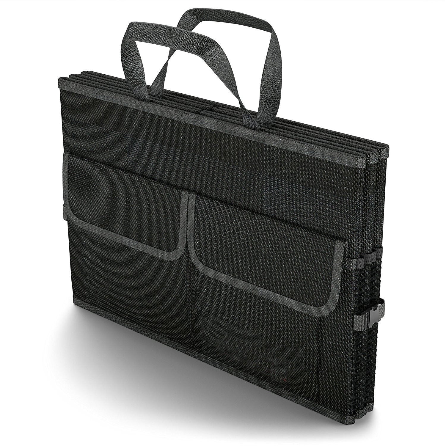 Nokiwiqis Trunk Cargo Organizer Folding Caddy Storage Collapse Bag Bin for Car Truck SUV