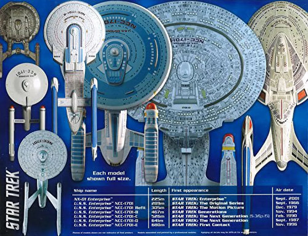 AMT 1/2500 Star Trek USS Enterprise Box Set Snap AMT954 Plastic Models Space