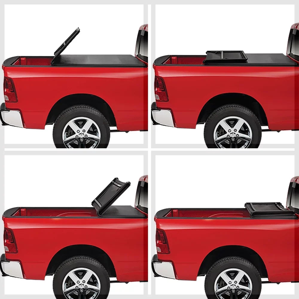 Short Bed Truck Tonneau Cover 5Ft Soft Tri-Fold Fleetside for 19-21 Ford Ranger