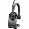 Poly Voyager 4310 Microsoft Teams Certified USB-C Headset with Charge Stand - Microsoft Teams Certification - Siri; Google Assistant - Mono - Wireless - Bluetooth - 298.6 ft - 20 Hz - 20 kHz - Over...
