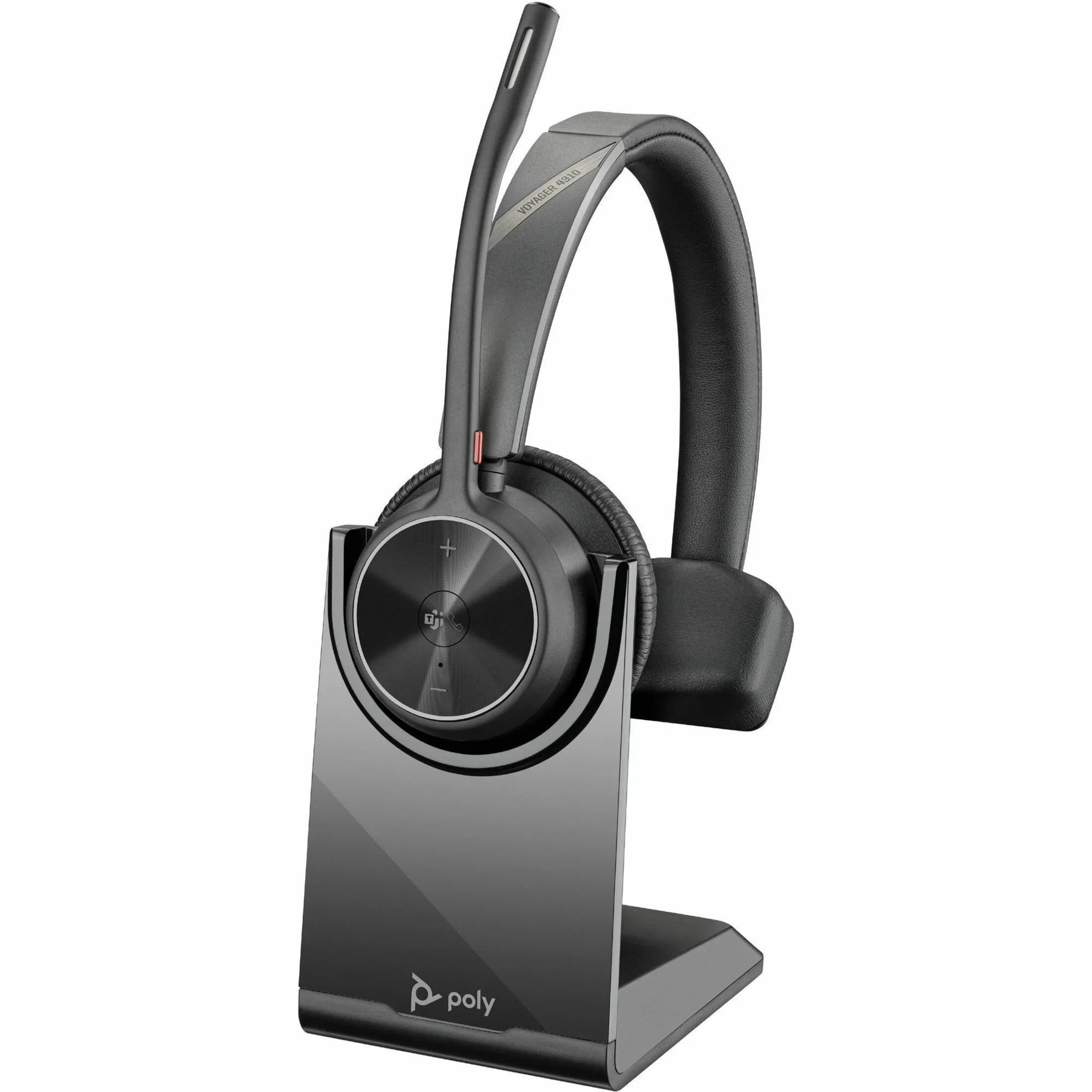 Poly Voyager 4310 Microsoft Teams Certified USB-C Headset with Charge Stand - Microsoft Teams Certification - Siri; Google Assistant - Mono - Wireless - Bluetooth - 298.6 ft - 20 Hz - 20 kHz - Over...