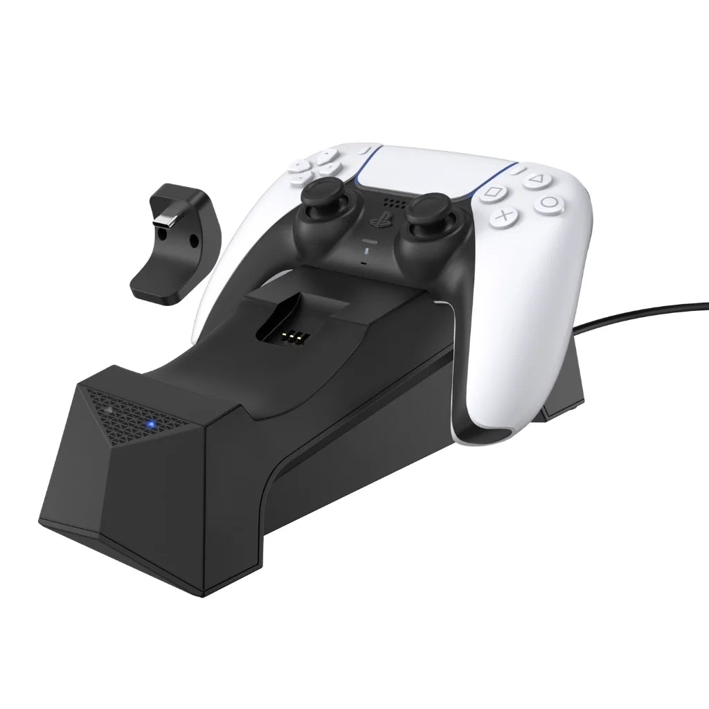 Sony Playstation 5 Disc Version (Sony PS5 Disc) with Extra Nova Pink Controller; Black PULSE 3D Headset and Dual Charging Station Bundle