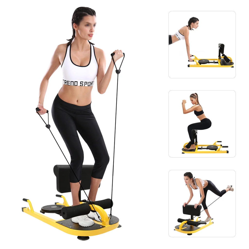 Multifunctional Squat System Deep Sissy Squat Home Gym Ab Trainer Adjustable