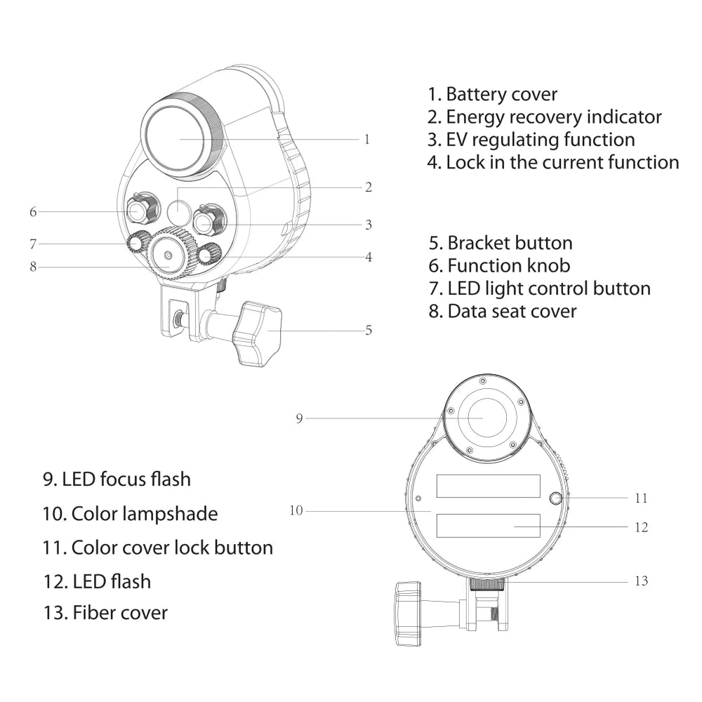 Sea frogs Flash lamp;Optic Cable Case With Optic Cable St-100- Liquidproof Max. Liquidproof Max. 100m/328ft 5600k With Optic 100m/328ft 5600k With Qisuo Dsfen