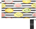 Bestwell Tropical Fruit Slice Beach Towel Oversized Towel Blanket; Thin Lightweight Microfiber Sand Free Quick Dry Towel; 30”X60” Multipurpose Pool Bath Yoga Swim Shower Towel