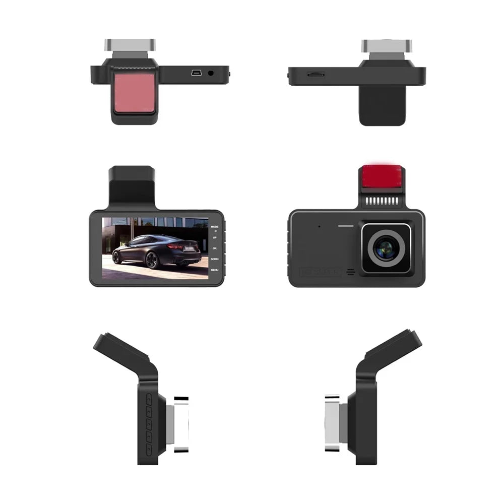 Tomshoo 1080P DVR Dash Camera; Car Dashcam Driving Recorder; Touchscreen; Night Vision; Loop Recording