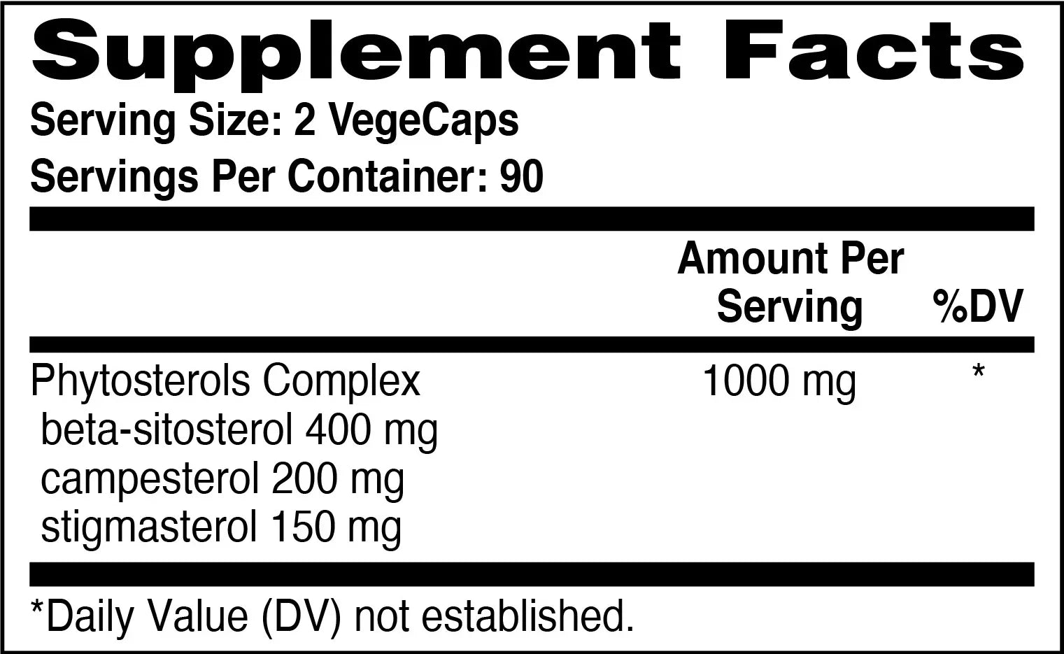 Health Thru Nutrition Ultra Strength Beta Sitosterol | 1;000mg Phytosterols Complex 400mg Beta | Non-GMO Vegan (Pack of 270)