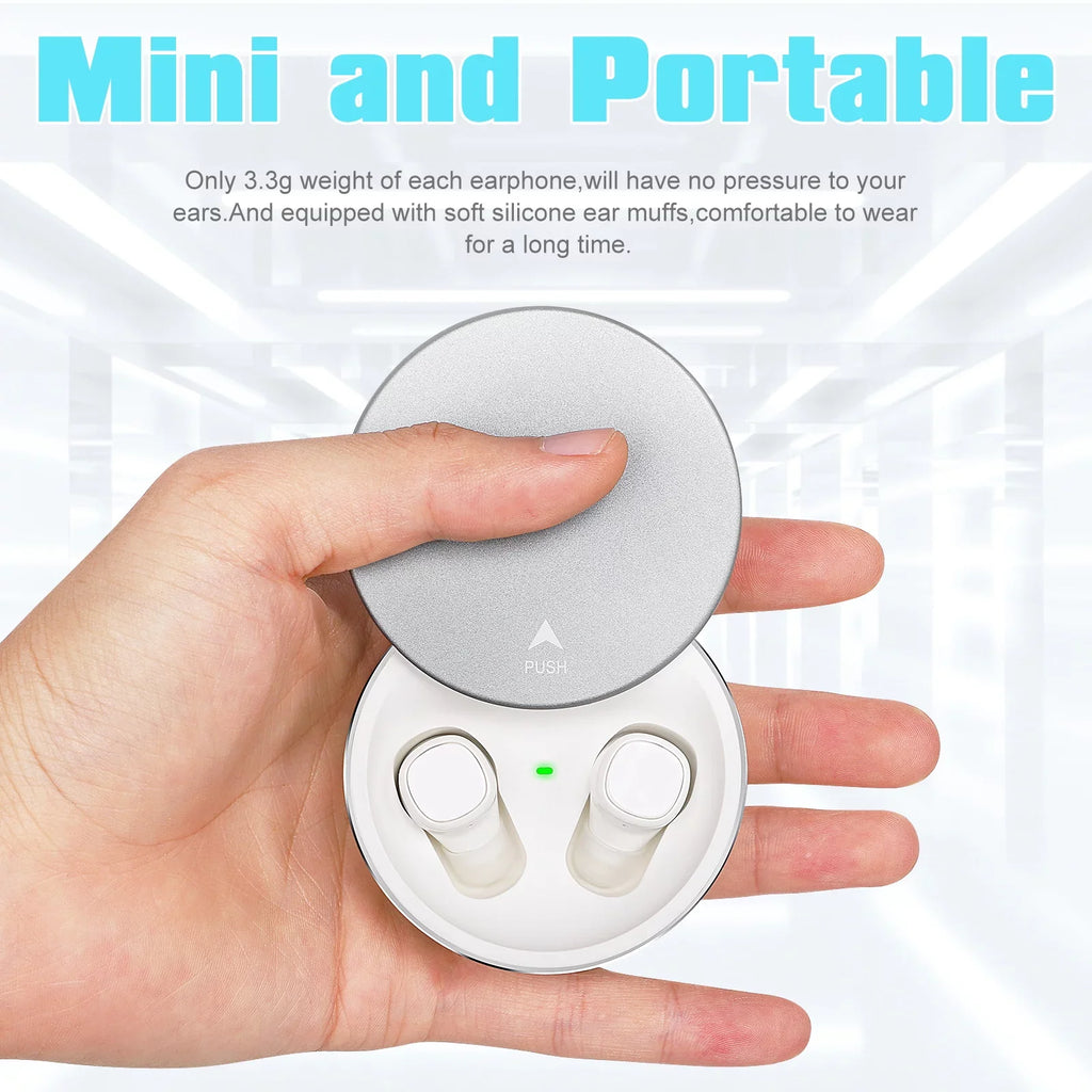 UrbanX X7 Sports Wireless Earbuds 5.0 IPX5 Liquidproof Touch Control True Wireless Earbuds with Mic Earphones in-Ear Deep Bass Built-in Mic Bluetooth Headphones For Sony Xperia XZ1
