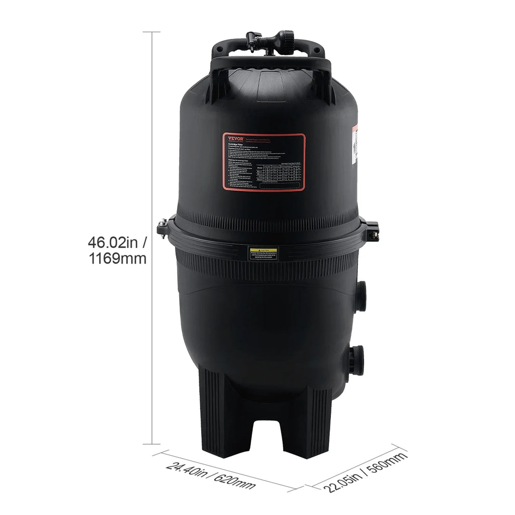 525Sq.Ft Pool Cartridge Filter In/Above Ground Swimming Pool Filtration