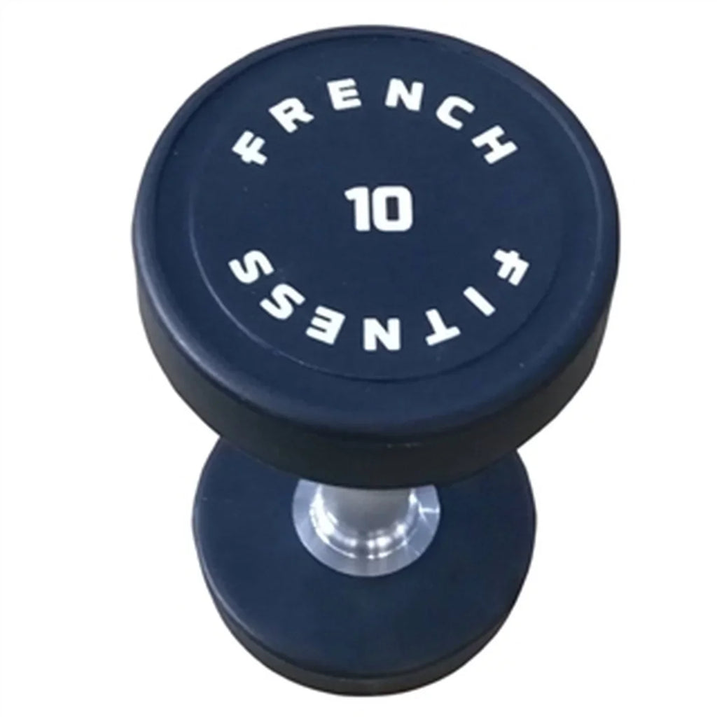 French Fitness Urethane Round Pro Style Dumbbell Set; 5-75 lbs (New)