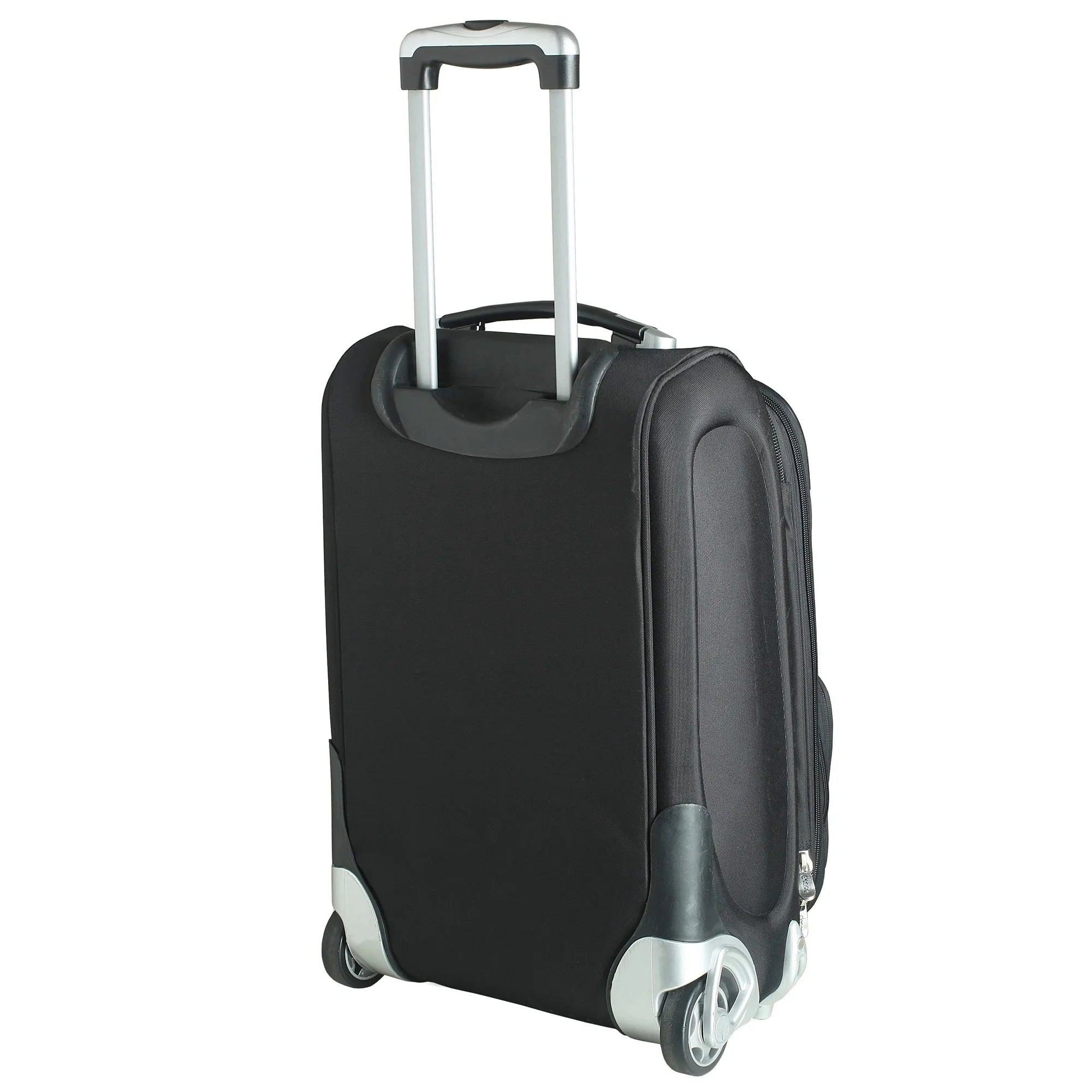 MOJO Black Kansas Jayhawks 21" Softside Rolling Carry-On Suitcase