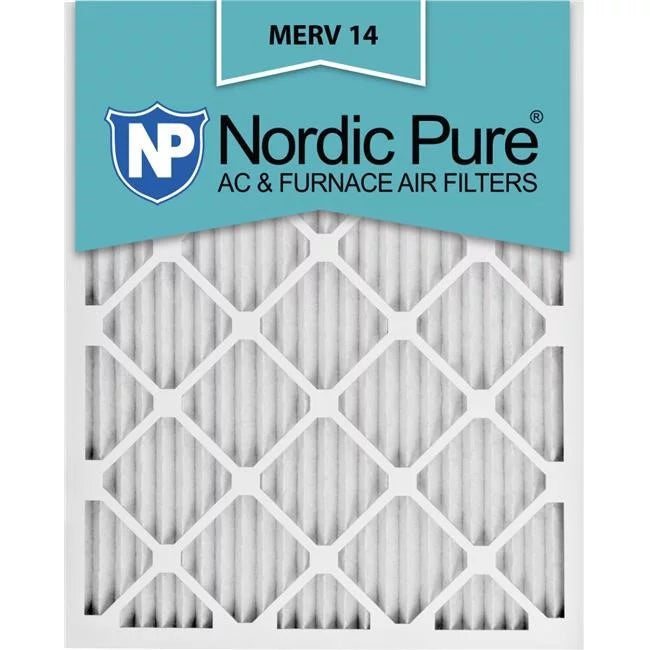 Nordic Pure 17-1-4x26x1ExactCustomM14-6 Exact MERV 14 AC Furnace Filters; 17.25 x 26 x 1 in. - Pack of 6