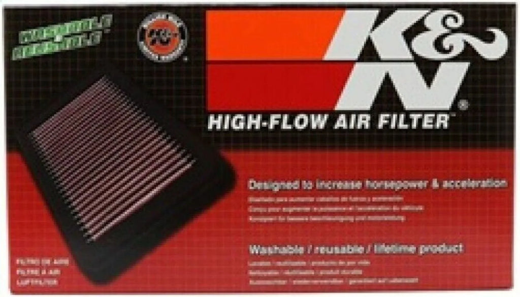 K&N Engine Air Filter: High Performance; Premium; Washable; Replacement Filter: 1986-2018 MITSUBISHI/TOYOTA/MAZDA/ISUZU (Outlander; ASX; Tacoma; Soarer; 4 Runner; Hilux; Previa; Tarago); 33-2050-1