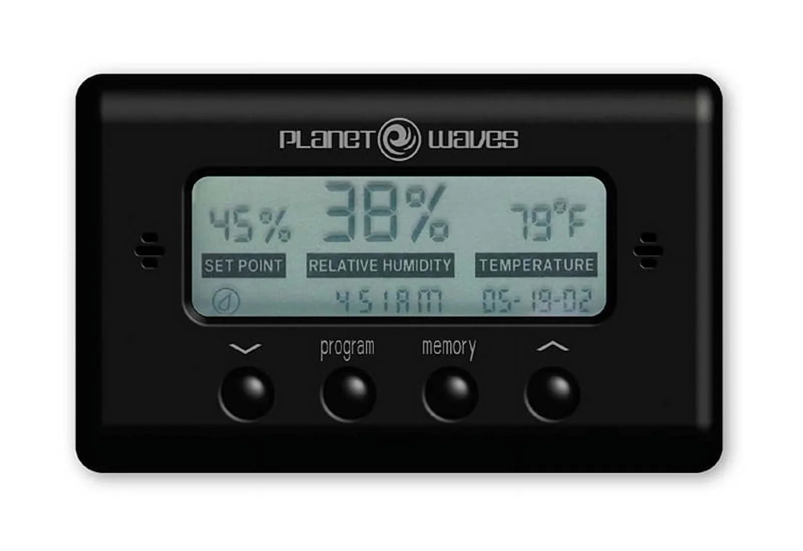 Planet Waves Humidity & Temperature Sensor; Easy to Read Digital Display; PW-HTS