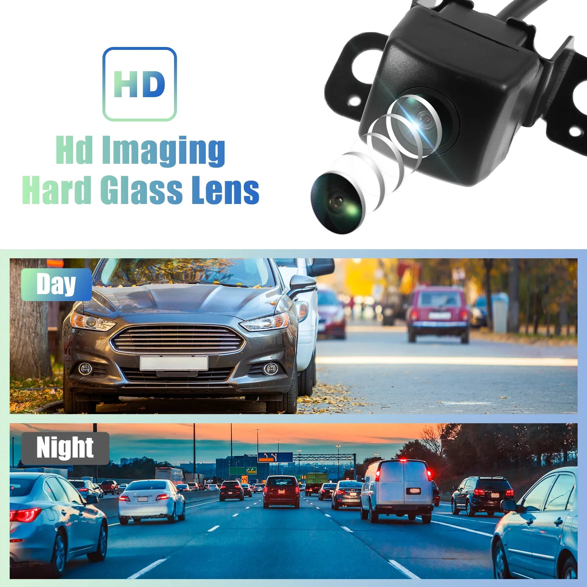 Unique Bargains Rear View Backup Camera Fluidproof 95760-2P600 for Kia Sorento 2014-2015 Plastic Metal Black Yellow
